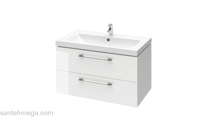 CERSANIT Тумба под раковину LARA 80 белый SZ-LARA-CO80/Wh. Фото
