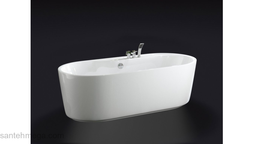 Ванна акриловая отдельностоящая BELBAGNO BB14-K 178х84. Фото