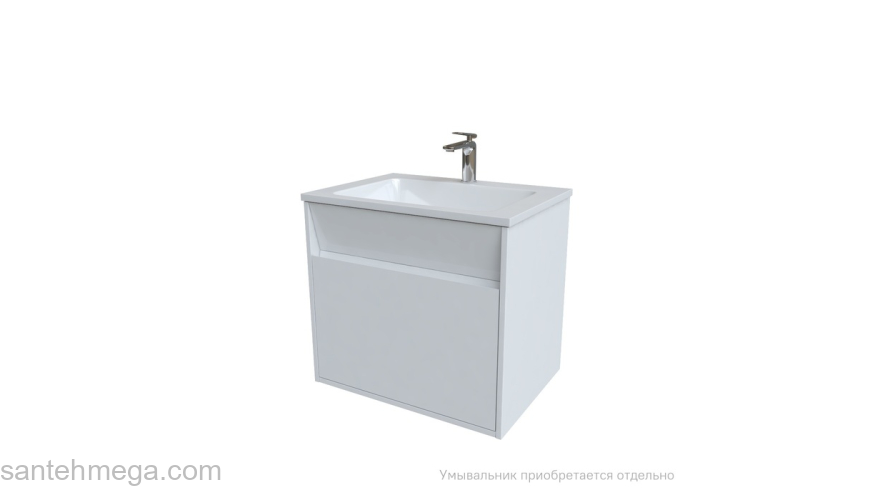 Тумба подвесная с ящиком белая 60 см Esper IDDIS ESP60W0i95. Подходит ум. 4506000i28. Фото