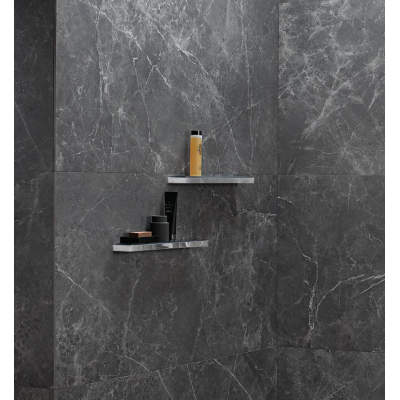 Полка Hansgrohe Rainfinity Shelf 500 26844700, хром для ванной комнаты. Фото