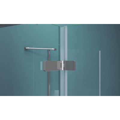 Душевой угол BELBAGNO KRAFT-AH-22-90/80-C-Cr-R. Фото