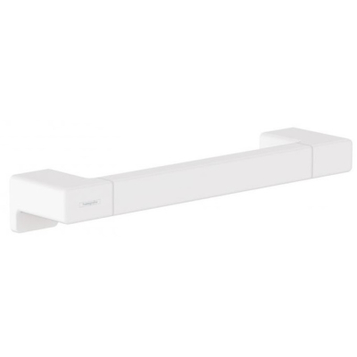 Поручень AddStoris Hansgrohe 41744700, матовый белый для ванной комнаты. Фото