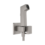 Гигиенический душ Hansgrohe E 1jet EcoSmart+ со смесителем, шлифованный черный хром 29233340 Гигиенический душ Hansgrohe E 1jet EcoSmart+ со смесителем, шлифованный черный хром 29233340. Фото