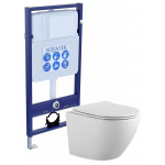 Унитаз с инсталляцией Set Aquatek Европа INS-0000012+AQ1901-00 Унитаз с инсталляцией Set Aquatek Европа INS-0000012+AQ1901-00. Фото