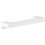 Поручень AddStoris Hansgrohe 41744700, матовый белый Поручень AddStoris Hansgrohe 41744700, матовый белый для ванной комнаты. Фото