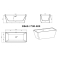 Ванна акриловая отдельностоящая BELBAGNO BB60-1700-800. Фото