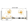 Душевая дверь CEZARES Duet-Soft DUET SOFT-BF-1-150-C-Cr. Фото