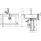 Кухонная мойка с встроенным смесителем Hansgrohe C51-F660-07 77x51 43218000. Фото